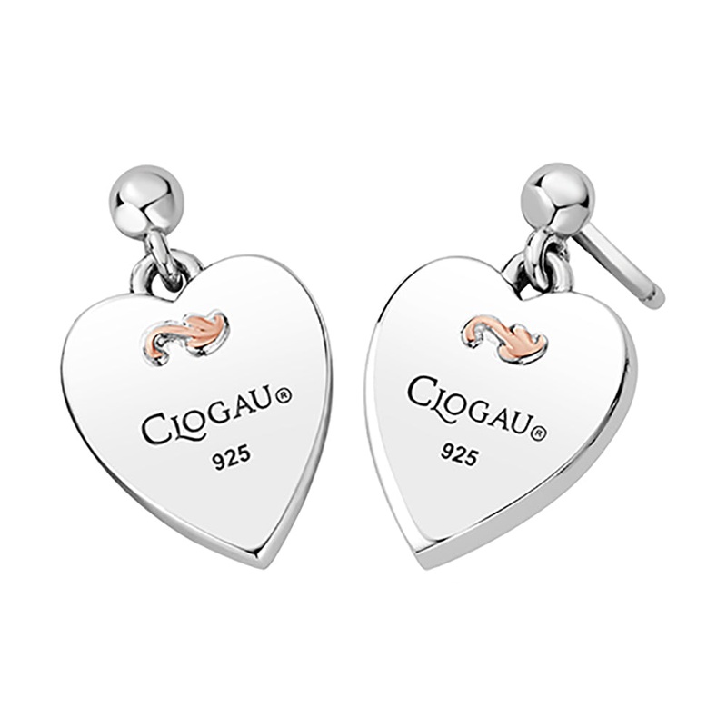 Clogau Tree of Life Insignia Heart Stud Earrings 3SCSHLE