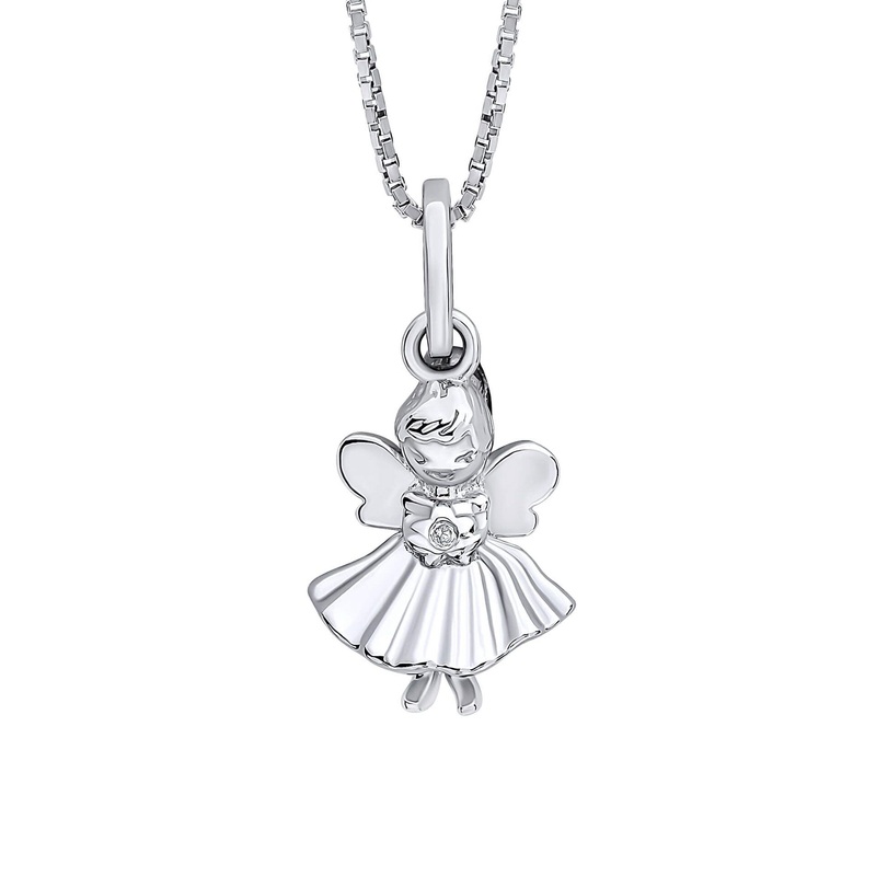 D for Diamond Child’s Fairy Diamond Pendant