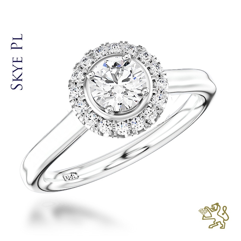 Pre-Owned Platinum Skye Diamond 0.70ct Ring