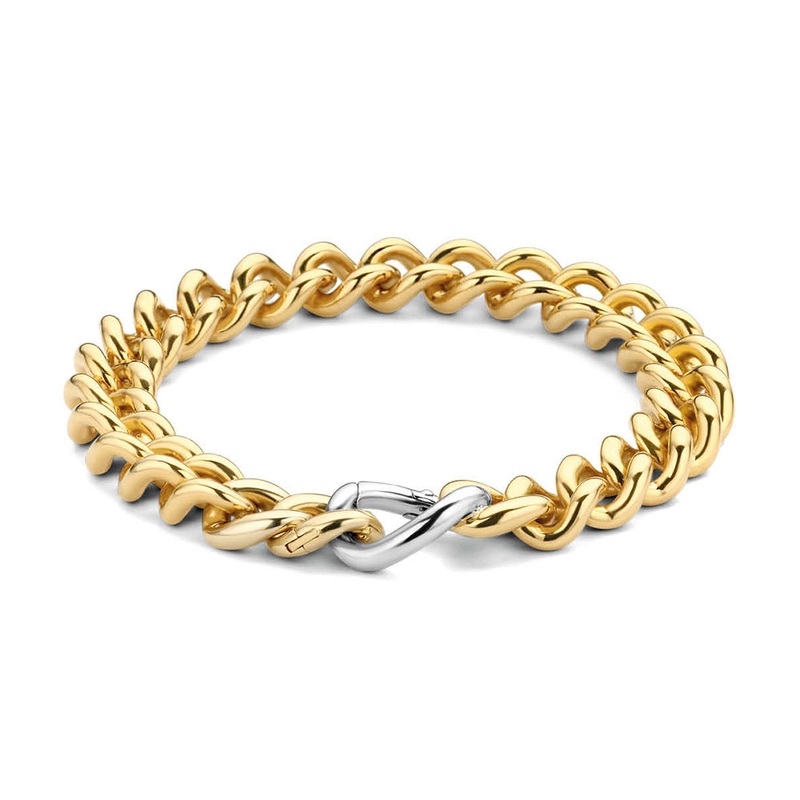 Ti Sento Yellow Gold Plated Curb Link Bracelet 2935SY