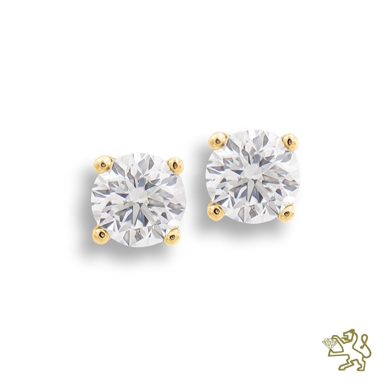 Windsor 18Y 0.30ct Diamond Yellow Gold Earrings