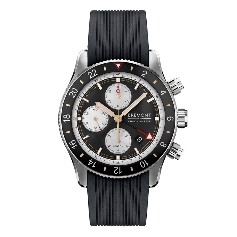 Bremont Supermarine Chronograph Automatic Watch SMARINECHRONO-BK-R-S