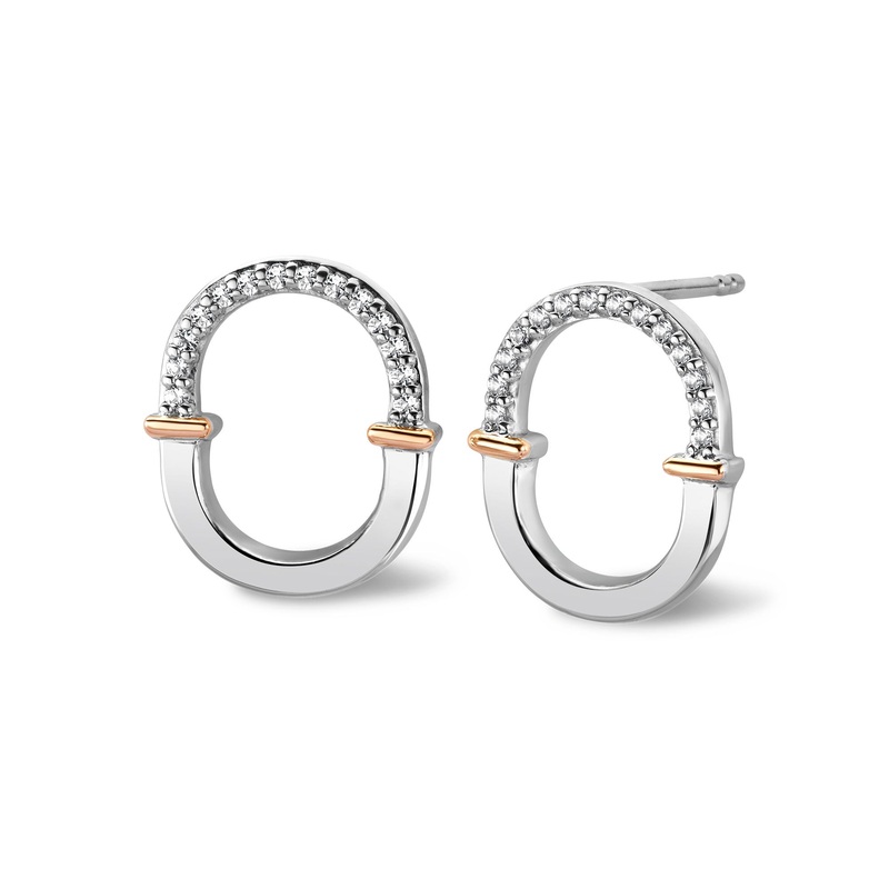 Clogau Connection Stud Earrings 3SCRL0743