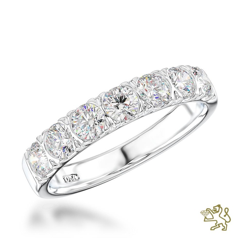 Affinity Bridal 0.93ct Diamond Platinum Ring