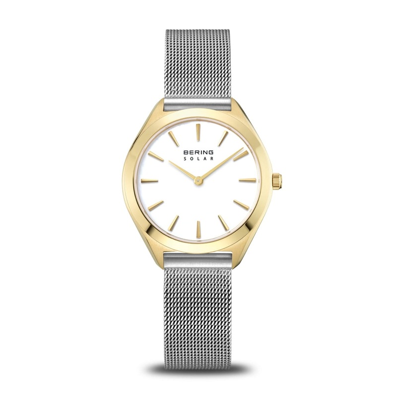 Bering White Sunray Solar Watch 17331-010