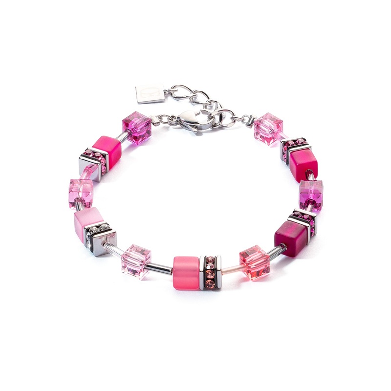 Coeur De Lion GeoCUBE Viva Magenta Iconic Bracelet