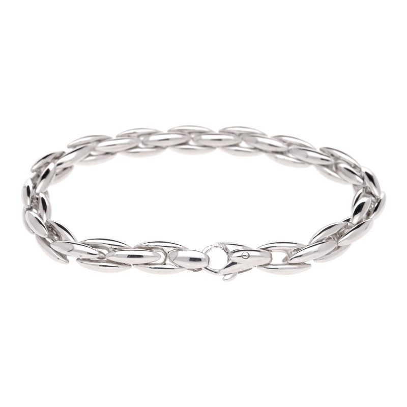Parmier 9ct White Gold Bracelet
