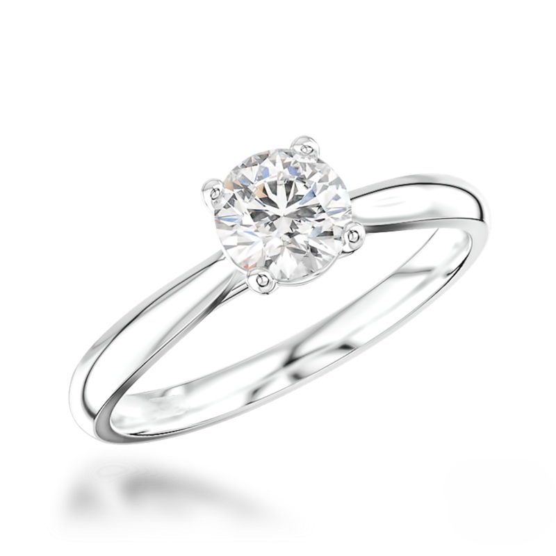 Darcy Solitaire 0.80ct H VS2 Diamond Platinum Ring