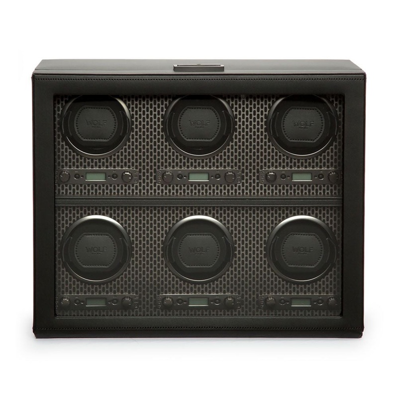 WOLF Axis 6 Piece Powder Coat Watch Winder – ONLINE EXCLUSIVE