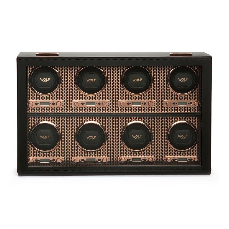 WOLF Axis 8 Piece Copper Watch Winder – ONLINE EXCLUSIVE