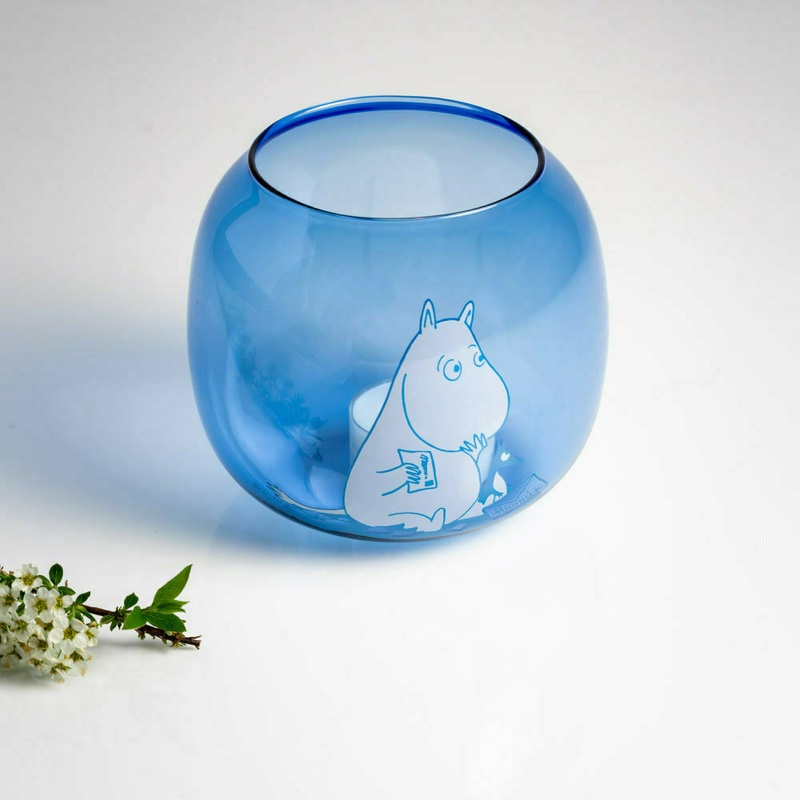Moomintroll Candle Holder Blue