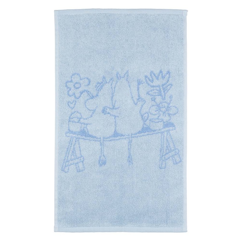 Moomin Blue Love Hand Towel 30x50cm