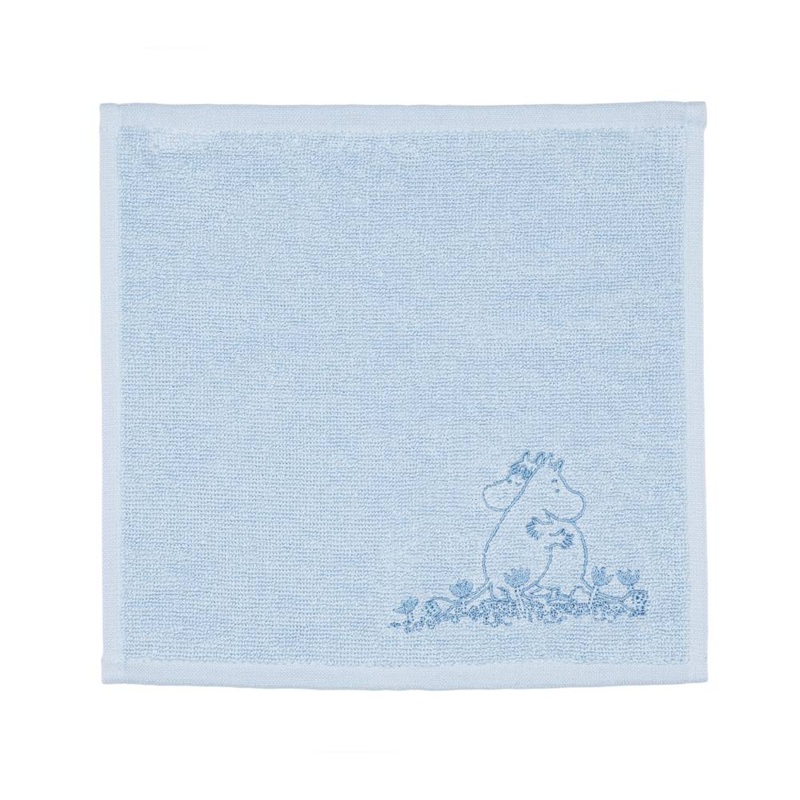 Moomin Blue Love Towel 25x25cm