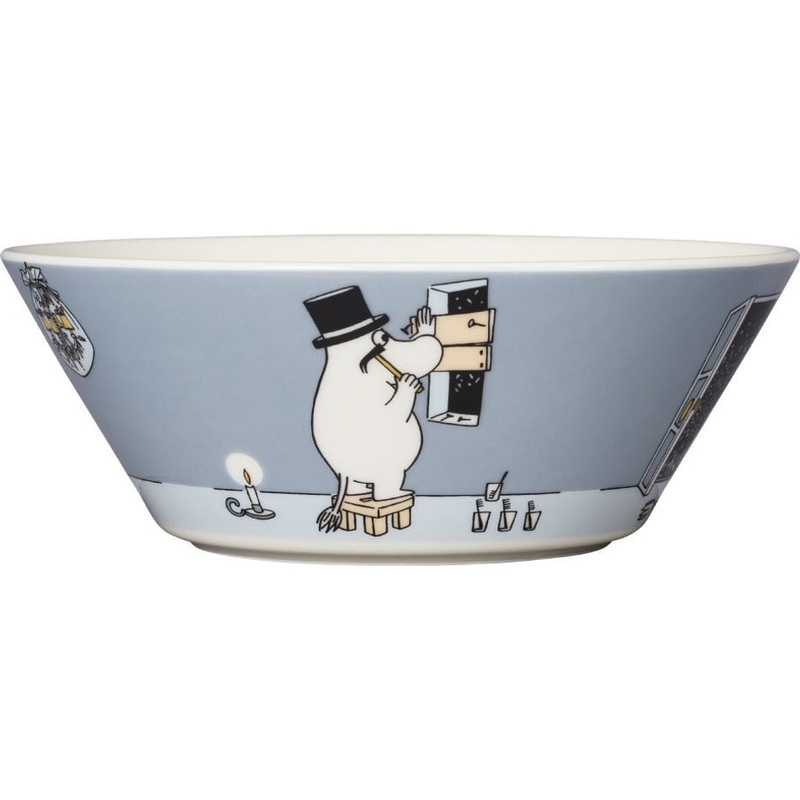 Moominpappa Bowl Grey 15cm