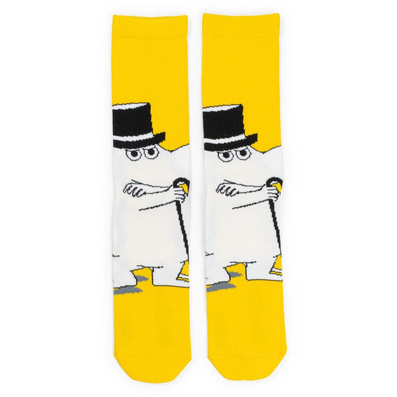 Moominpappa Thinking Socks 40-45 Yellow