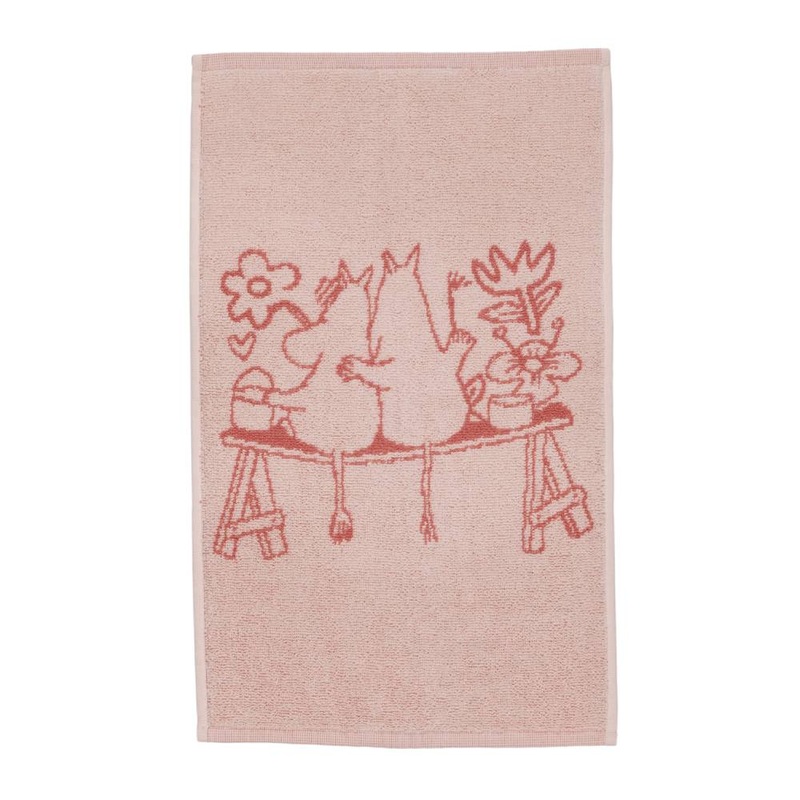 Moomin Love Hand Towel 30x50cm Pink