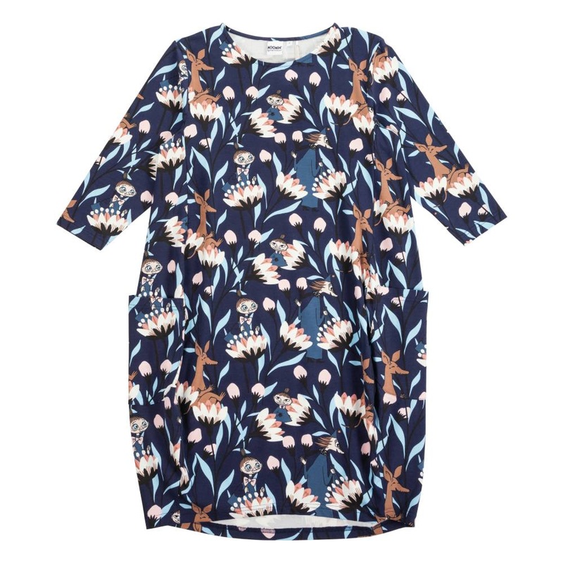 Moomin Magnolia Dress Darkblue
