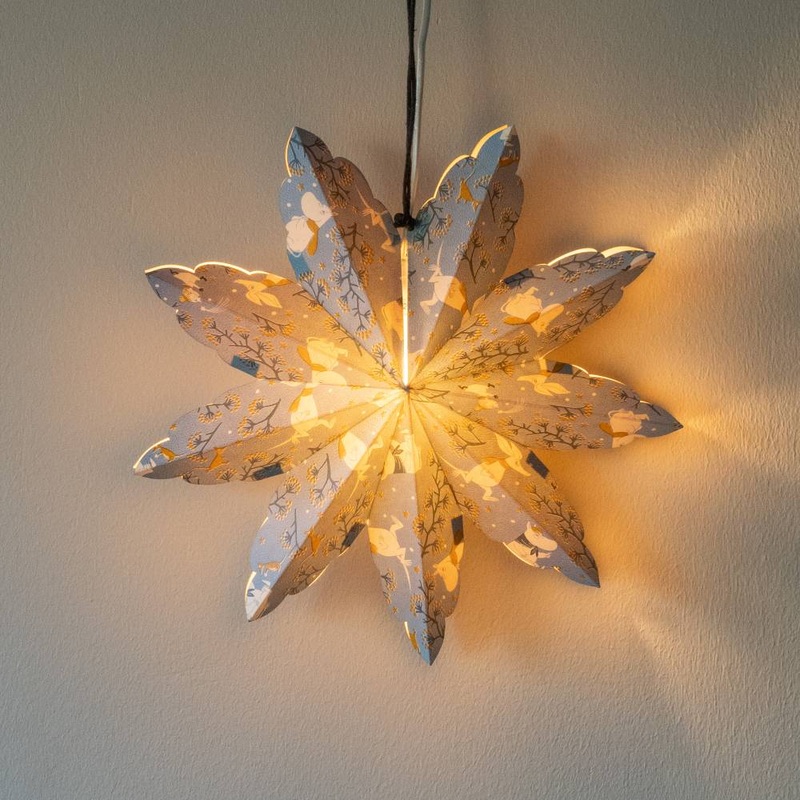 Moomin Paper Star Blue 40cm