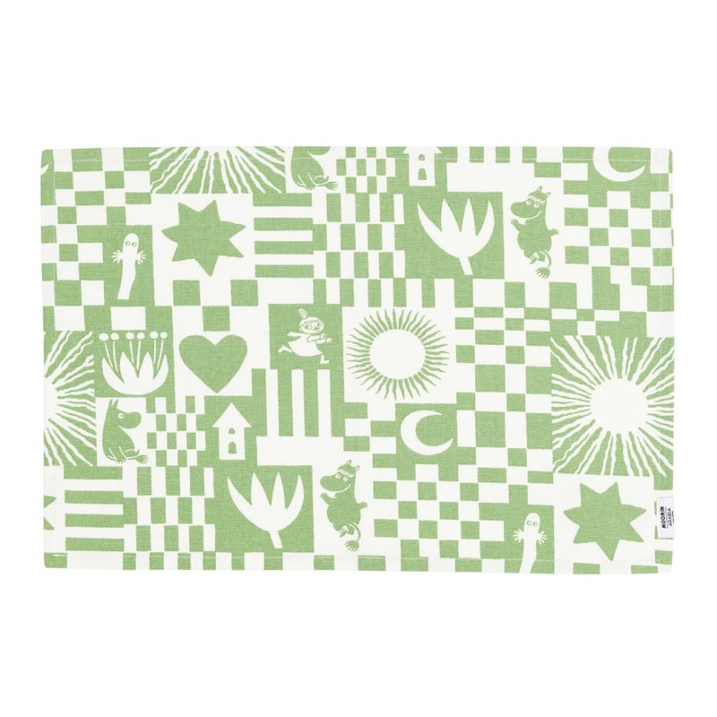Moomin Party Tablemat Green 33x45cm