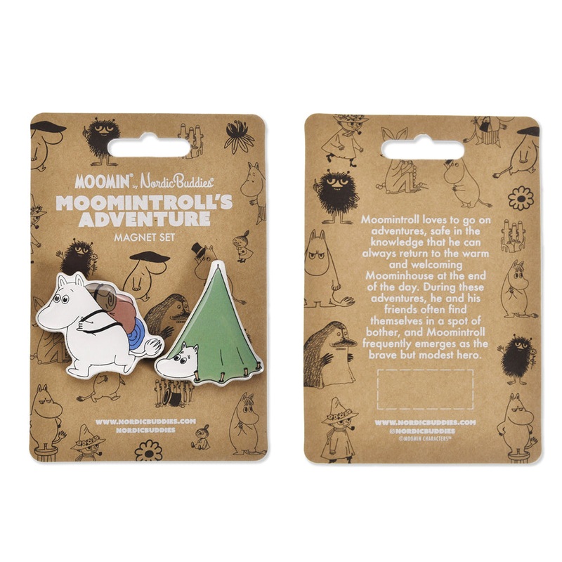 Moomintroll Adventure Magnet 2-set