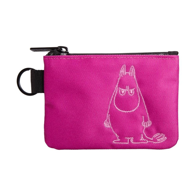 Moomintroll Angry Purse Magenta