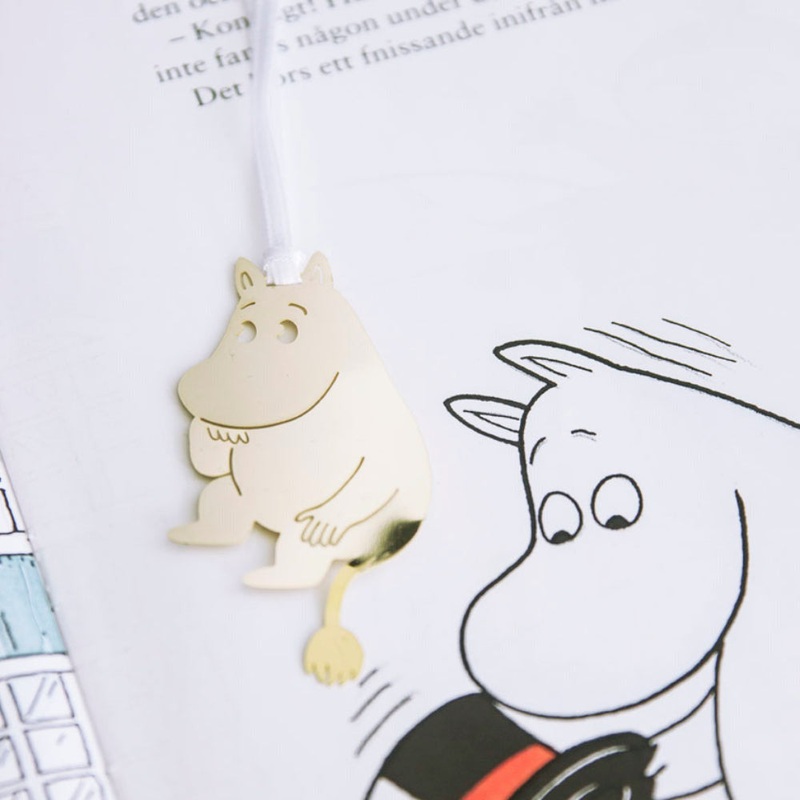 Moomintroll Bookmark Gold