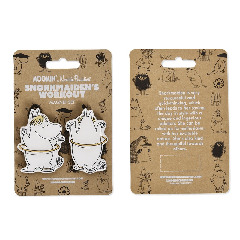 Snorkmaiden Workout Magnet 2-set