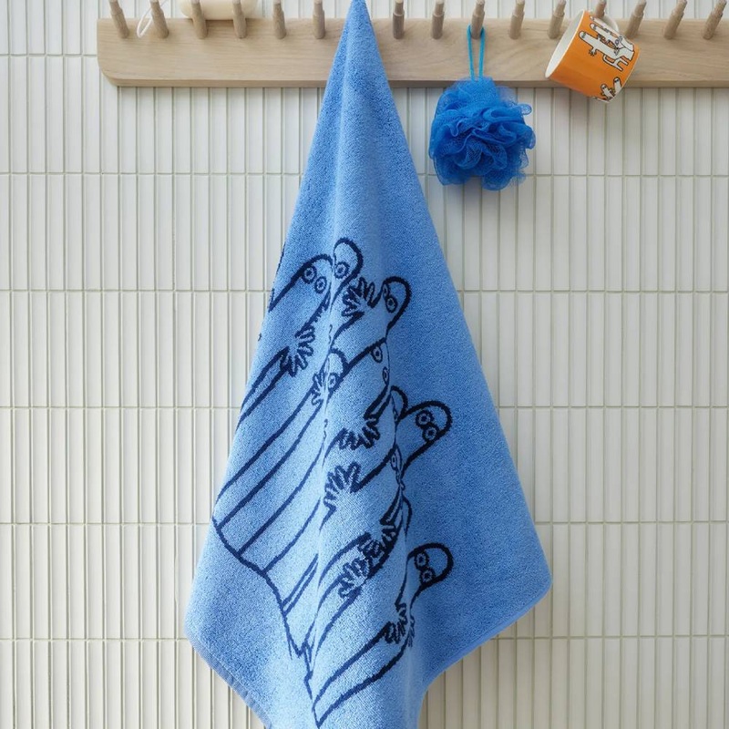 Hattifatteners Hand Towel 50×70 Blue