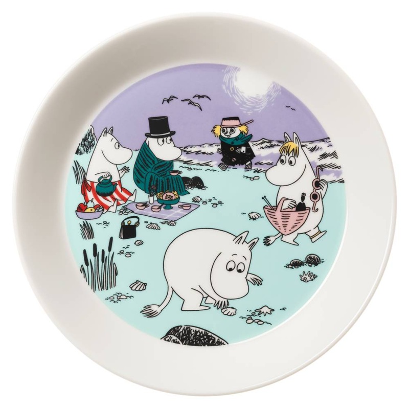 Moomin Beach Day Plate 19cm