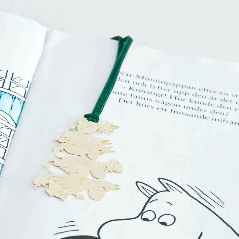 Moomin Family Bookmark Gold