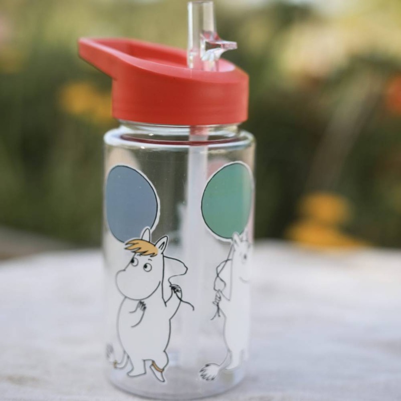 Moomin Festivities Water Bottle Red