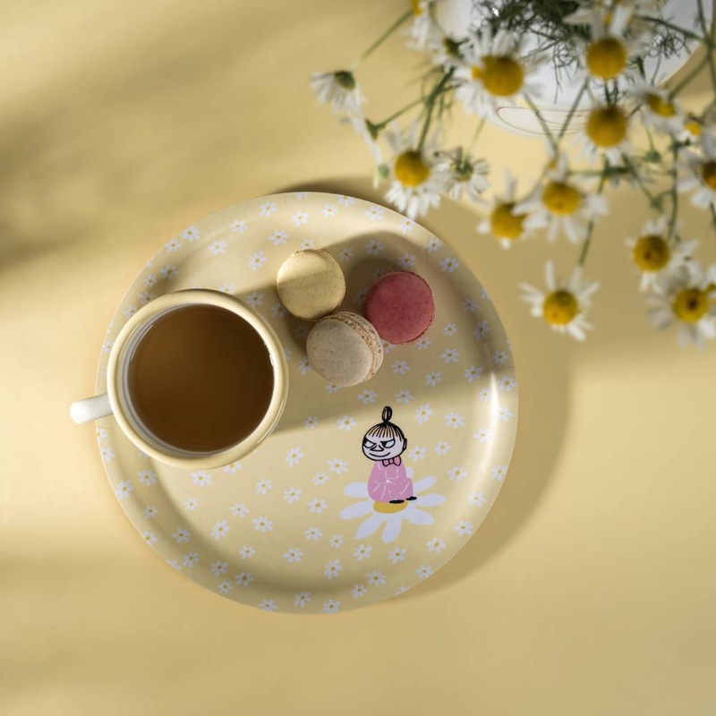 Moomin Flowers Tray Yellow 25cm