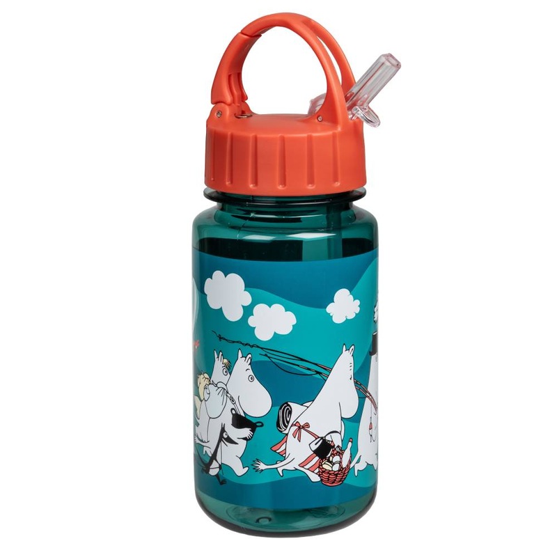 Moomin Home Yard Water Bottle 3,5dl Teal