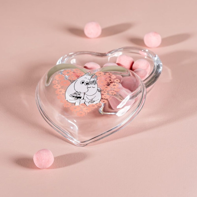 Moomin Together Glass Jar  11,5cm