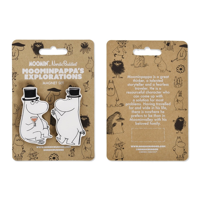 Moominpappa Explorations Magnet 2-set