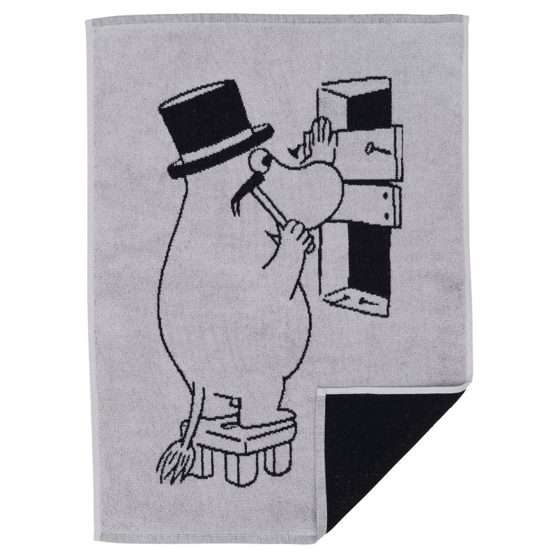 Moominpappa Hand Towel 30×50 Grey