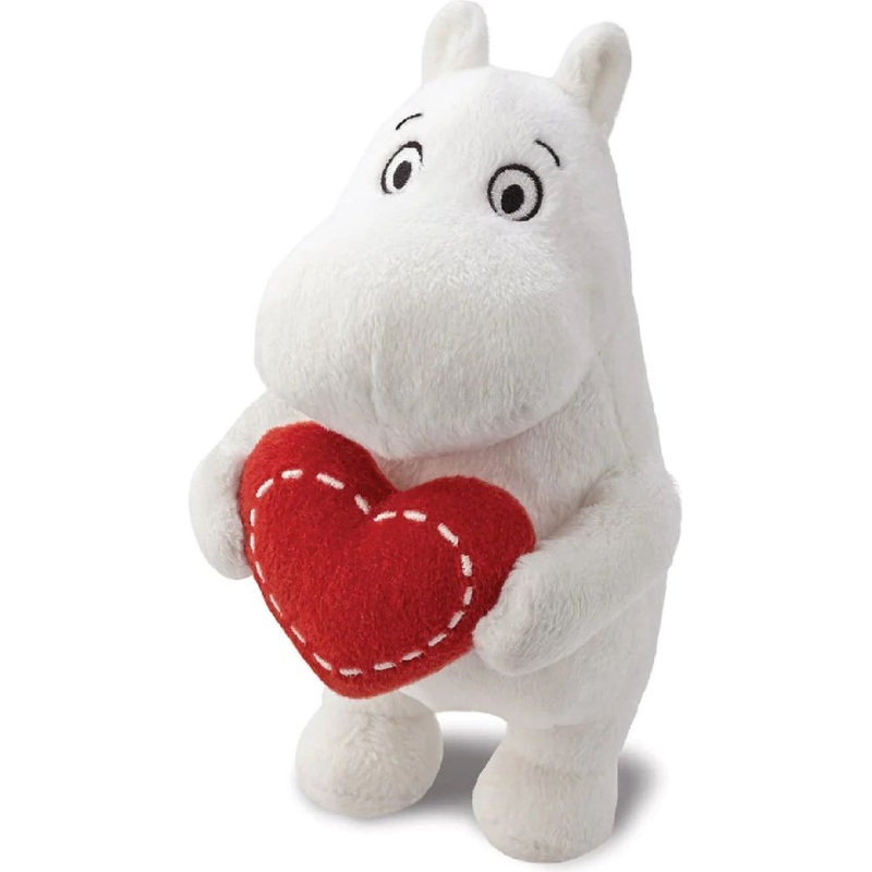 Moomintroll Heart Plush Toy
