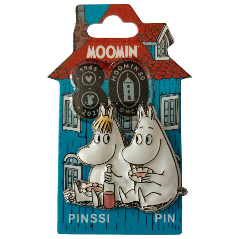 Moomintroll & Snorkmaiden Pin Bagde 3D
