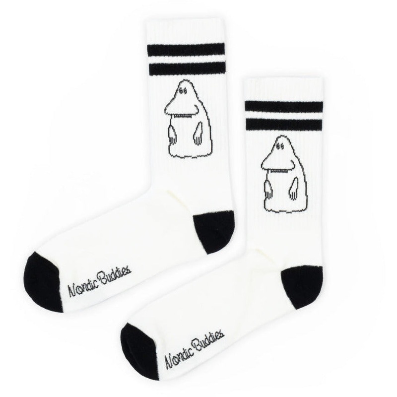 The Groke Retro Socks 40-45 White