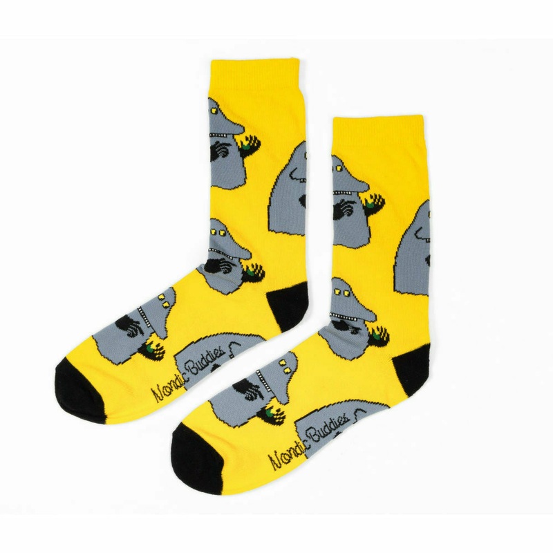 The Groke’s Evening Walk Socks Yellow 40-45