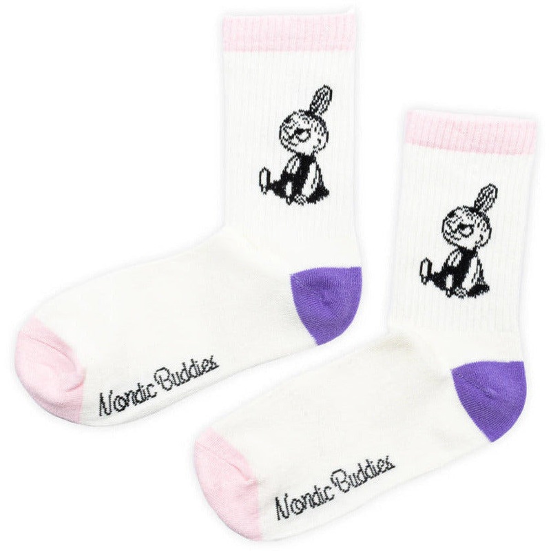 Little My Retro Socks 36-42 White/Pink