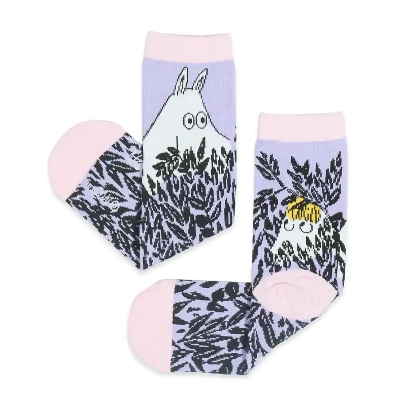 Moomin Hide and Seek Socks 36-42 Violet