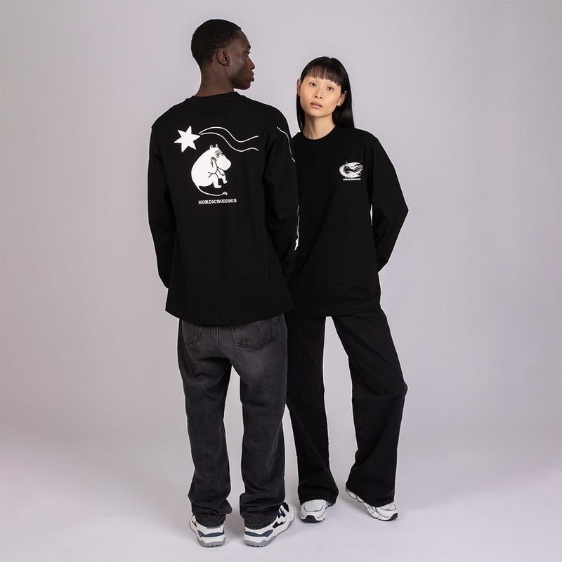 Moomin Novels Collection Longsleeve Black