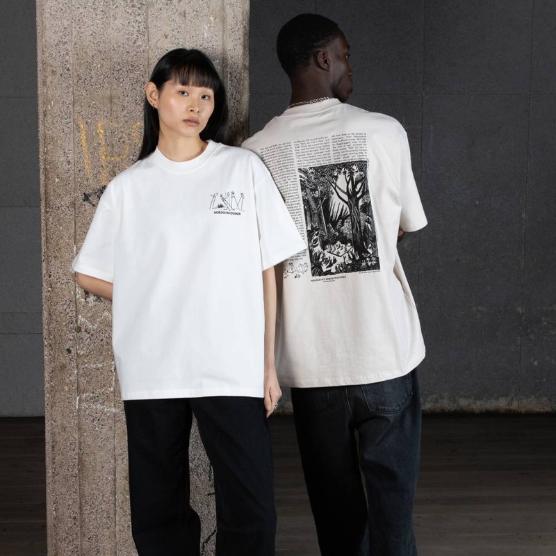 Moomin Novels Collection T-shirt Unisex Beige