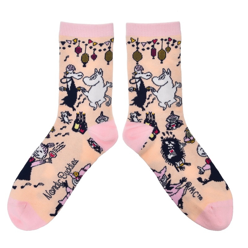 Moomin Party Socks 36-42 Pink