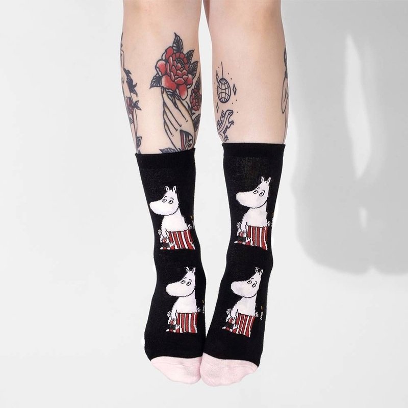 Moominmamma Candle Socks Black 36-42