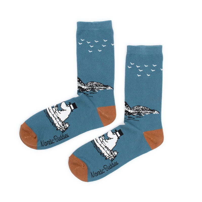 Moominpappa Socks 40-45 Dark Blue