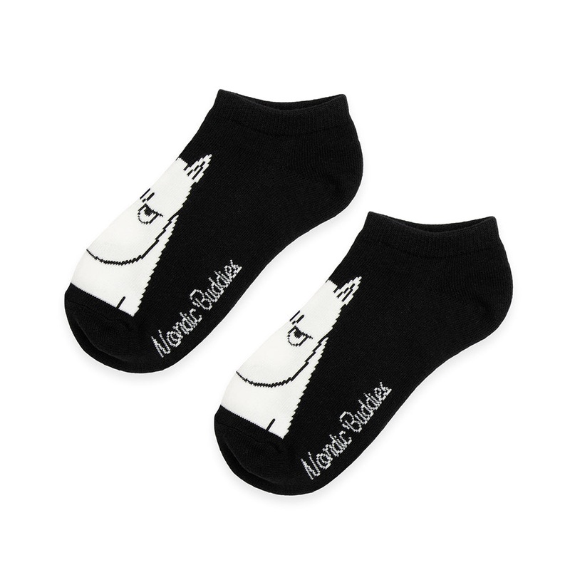 Moomintroll Angry Ankle Socks 36-42 Black