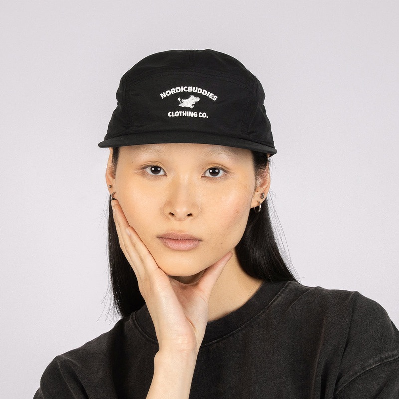 Moomintroll Classics 5-panel Nylon Cap Black