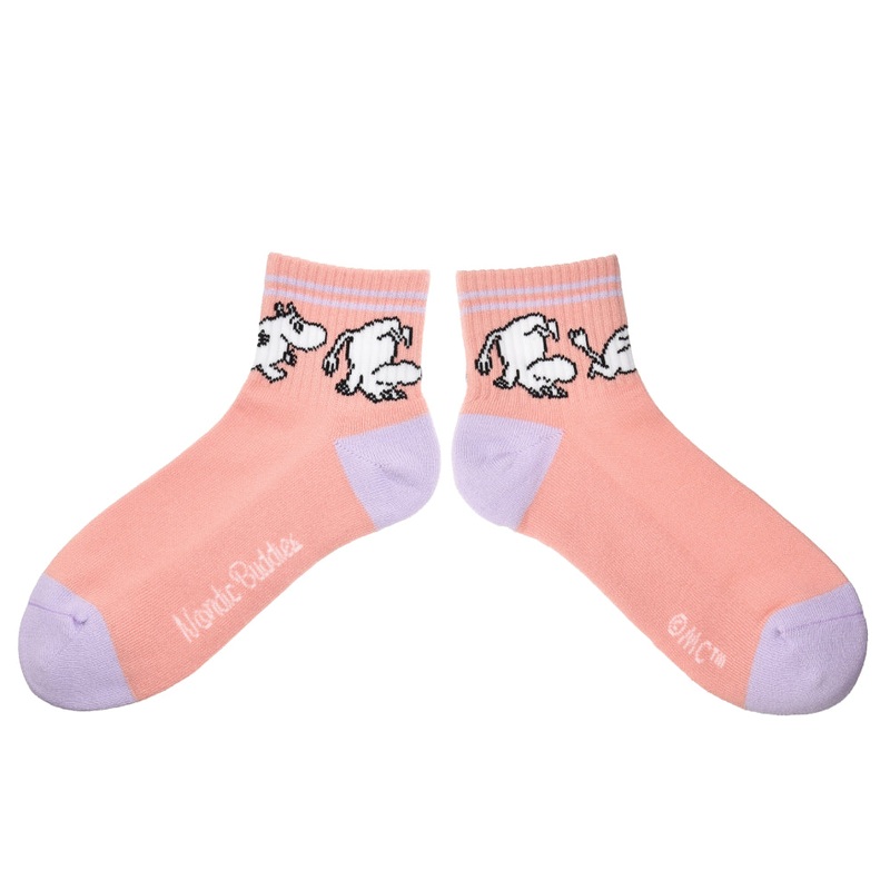 Moomintroll Retro Ankle Socks 36-42 Peach